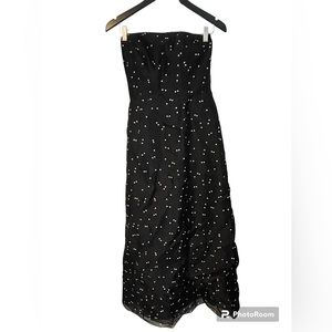 Talbots Polka Dot Gown EUC
